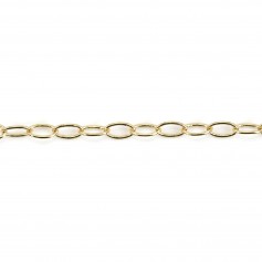Oval chain golden flash 2x3.5mm x 1M