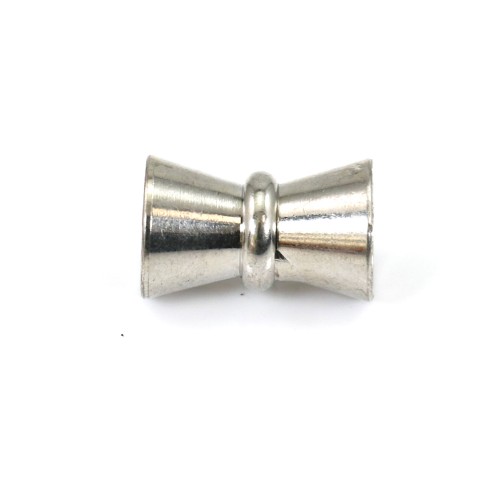 Silver tone Magnetic clasp 11x17mm x1pc