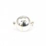 Round metal clasp magnetic, in diferent colors, 14mm x 1pc