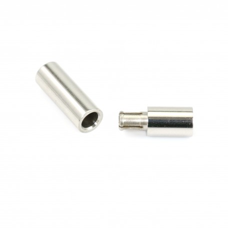 Fermoir tube, 6mm x 10pcs