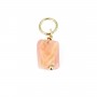 Pendentif Opale rose Baroque - Gold Filled x 1pc