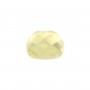 Cabochon quartz lemon carre facette 10mm x 1pc
