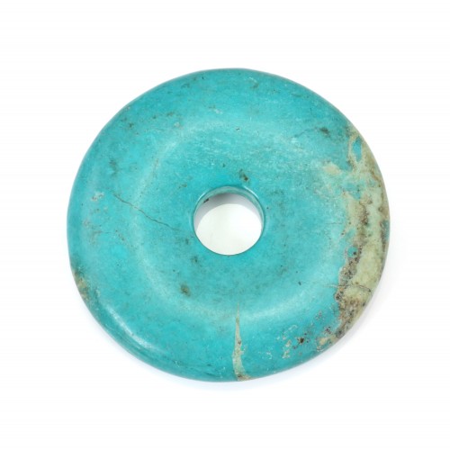 Donut Turquoise naturelle 50mm x 1pc