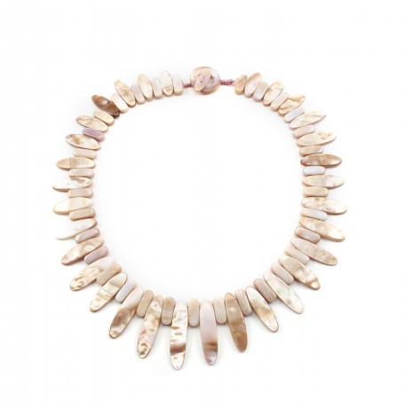 Simple Necklace Pink Nacre