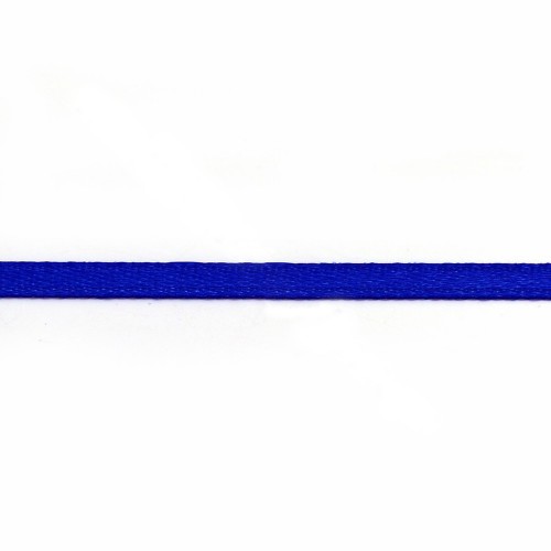 Hilo de poliéster satinado doble cara 3mm Azul Marino x 5 m