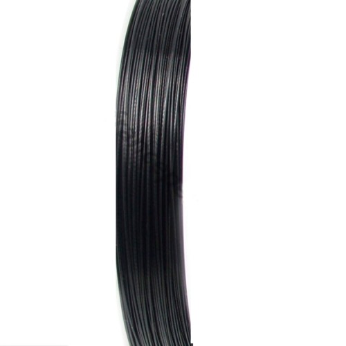 Cable acier black 0.3mm x10m
