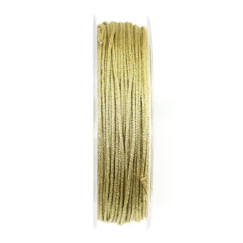 Braided golden thread polyester 1.0mm x 25m