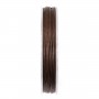 Dark brown waxed cotton cords 0.8mm x 20m