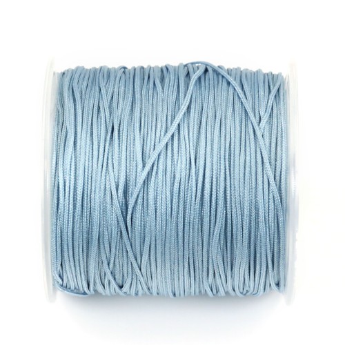 Fil polyester bleu ciel 0.8 mm X100m
