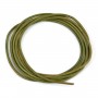 Olive Leather cord rounded goatskin 1.3mm x 1m