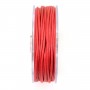 Red waxed cotton cords 1.5mm x 20m