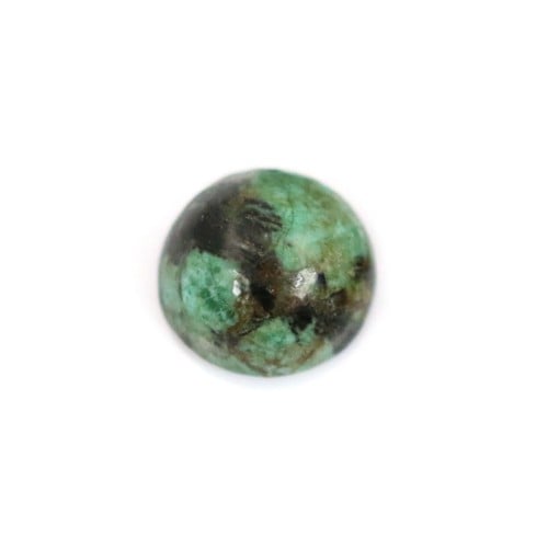 Cabochon Turquoise Africaine rond 8mm x 2pcs