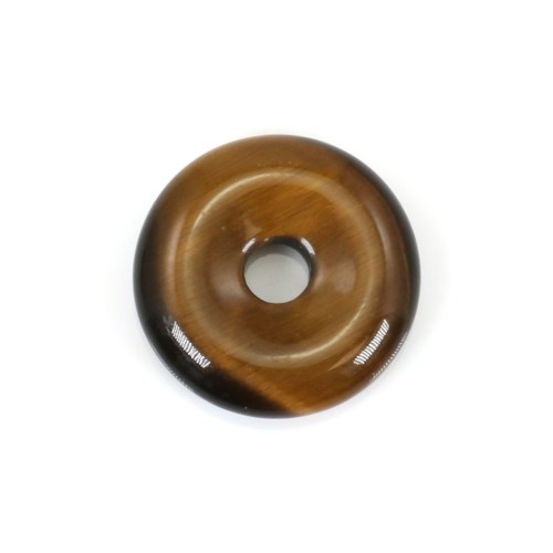 Tiger Eye Donut 25mm x 1pc