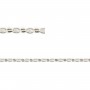 Oval 925 sterling silver chain 0.85x1.65mm x 50cm