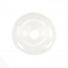 Donut Jade Blanc 14mm x 1pc