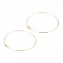 14k gold filled 30x0.7mm creole to decorate x 2pcs