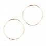 14k gold filled 30x0.7mm creole to decorate x 2pcs