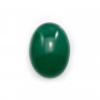 Green aventurine cabochon, in oval shaped, 13x18m x 1pc