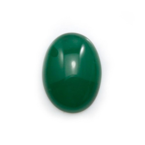 Cabujón de aventurina verde, calidad A+, forma ovalada, 13x18mm x 1pc