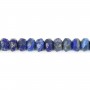 Lapis lazuli rondelle facette 5x7mm x 40cm