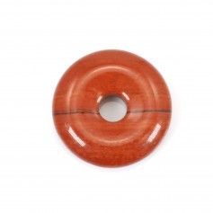 Donut jaspe rojo 30mm x 1pc