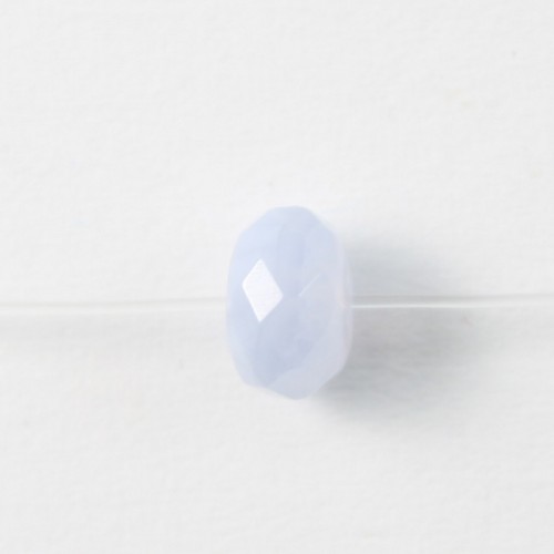 Chalcedony Faceted Rondelle 3x5mm x 10 pcs