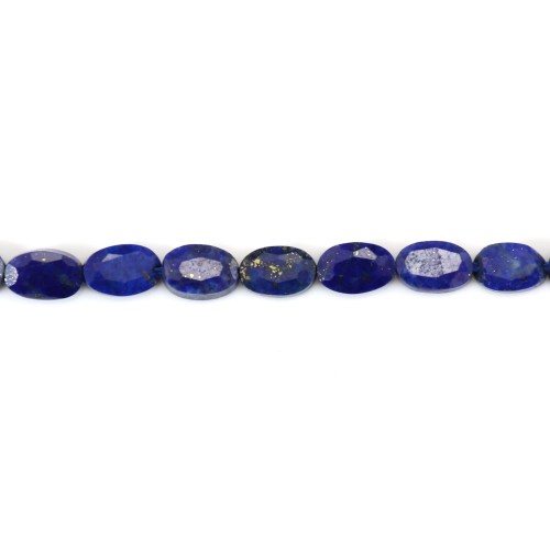 Lapis Lazuli oval faceted 4x6mm x 2pcs