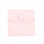 Pink velvet pouch 7x7cm x 1pc