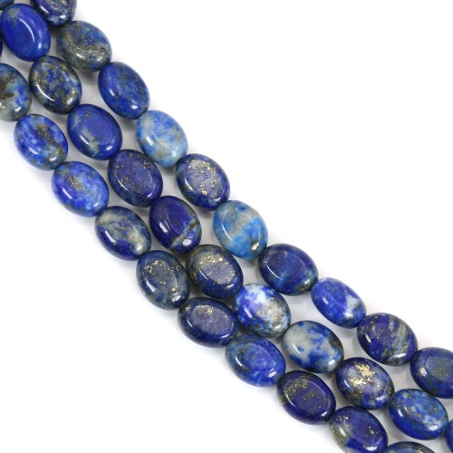 Lapis lazuli ovale 10x14mm x 40cm