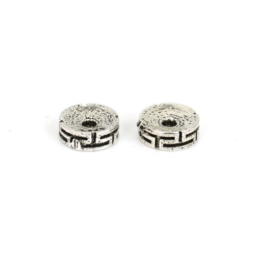 Sterling Silver Spacer Beads 1.2 x 4.2mm - Pack of 12