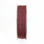 Multicolor polyester yarn red violet 0.9mm x 30m