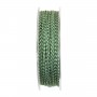 Green multicolor polyester thread 0.9mm x 30m