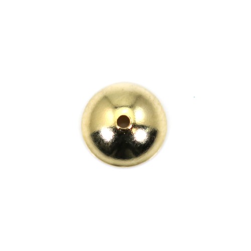 Coppa liscia 5 mm - Acciaio inossidabile 304 placcato oro x 10 pz