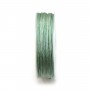 Fil polyester irisé vert amande 1.5mm x 15m