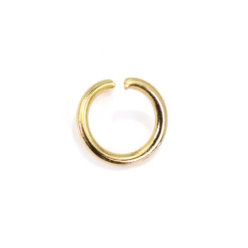 Offener Ring 5x0.7mm - Edelstahl 304 vergoldet x 10St