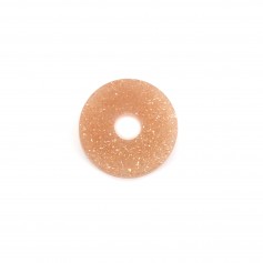 Sonnenstein-Donut-Cabochon 10mm x 1pc