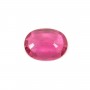 Pink tourmaline, oval cut 6x8mm x 1pc