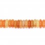 Aventurin orange runde Heishi 2x6mm x 40cm