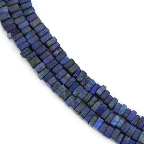 Lapis Lazuli redondo quadrado 2x4mm x 39cm