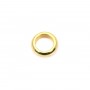 Pearl washer 8mm - Stainless steel 304 gold plated x 2pcs