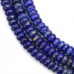 Lapis lazuli rondelle 3x6mm x 40cm