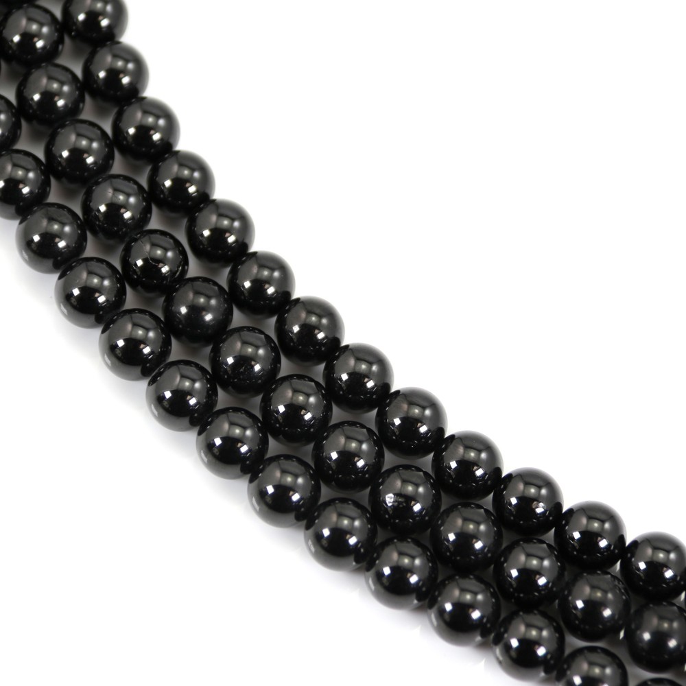 36 Onyx-Perlen 10 Mm, Matt Schwarz – Für Schmuck, DIY & Deko