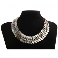 mother of pearl necklaces abalone