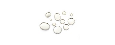 Set cabochon holder in Silver 925